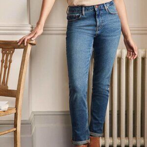 Boden 10R Girlfriend Jeans Mid Vintage Green